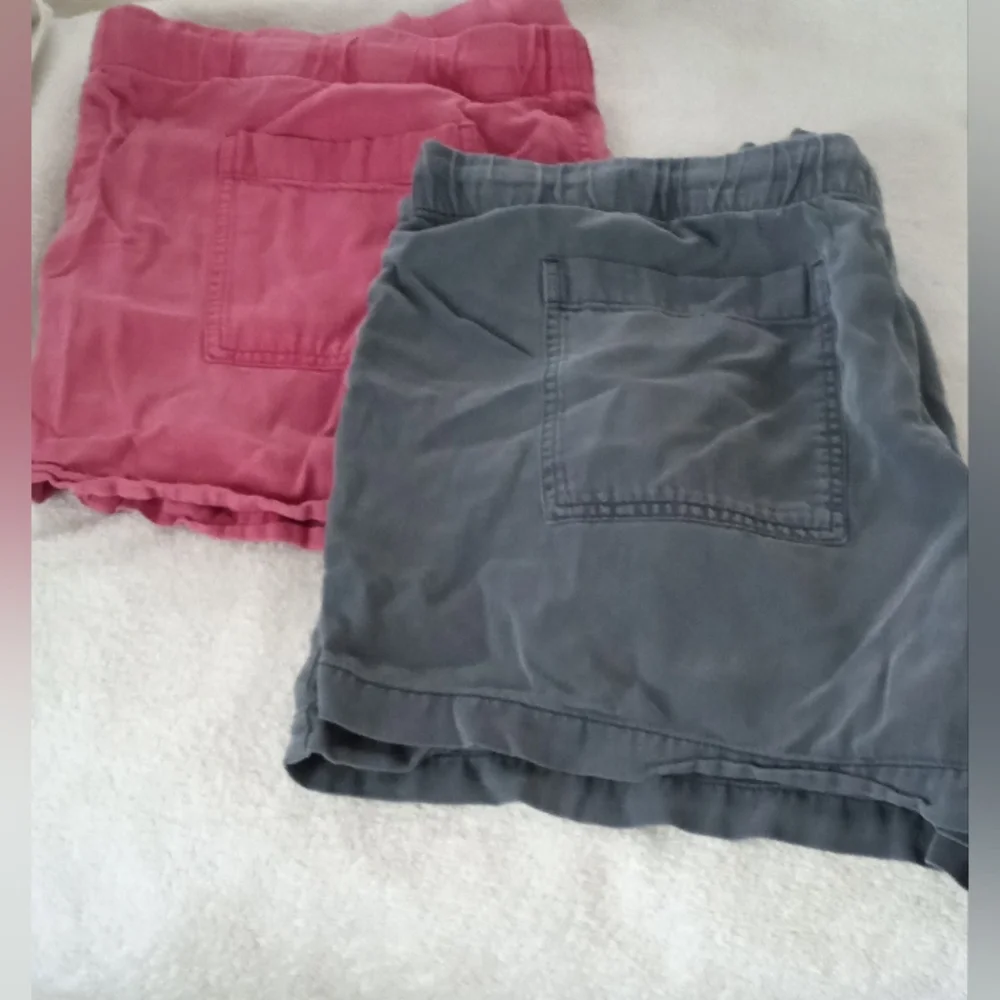 GAP Pink and Gray Athletic Lounge Shorts - Drawstring Waist